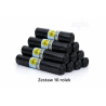 ZESTAW 10 ROL. WORKÓW 120L SUPER GRUBYCH 250 szt worków (Czarny)