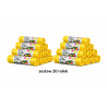 ZESTAW WORKÓW 35L  Z GRUBEJ FOLII 1000 sztuk worków (Żółty)