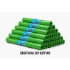 ZESTAW 20 ROLEK WORKÓW 160L MOCNYCH I WYTRZYMAŁYCH 200sztuk (Niebieski)