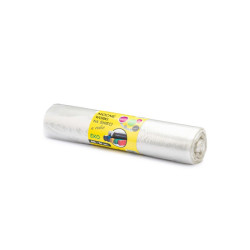 WORKI 60L MOCNE WYTRZYMAŁE IDEALNE DO DOMU OGRODU I BIURA 50 SZTUK NA ROLCE (Przeźroczysty)