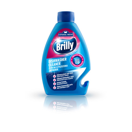 Brilly Płyn do Czyszczenia Zmywarki Fresh 250ml - Odtłuszcza i Odkamienia