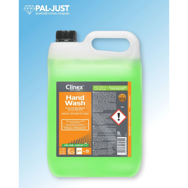 Skondensowany płyn do mycia ręcznego naczyń Clinex