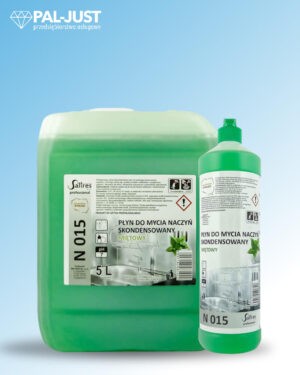 Płyn do mycia naczyń skondensowany N015 miętowy 5l lub 1l